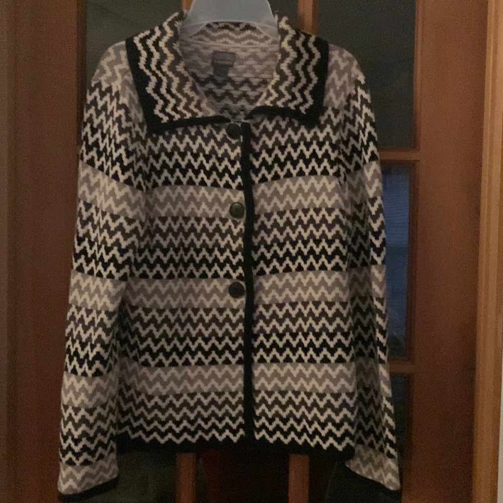 Chicos Button Sweater very soft and comfy